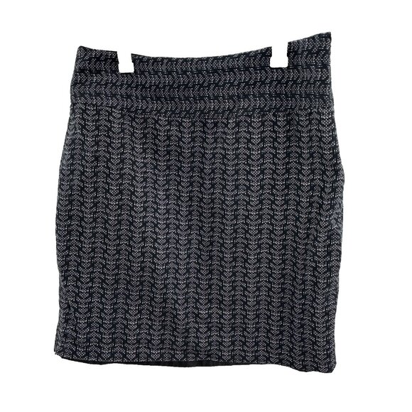 The Limited Dresses & Skirts - The Limited Womens Skirt Size 12 Black White Career Pencil Stretch Knee Length
